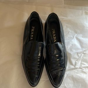 PRADA- Vintage Pointed Toe Loafer- Size 9.5